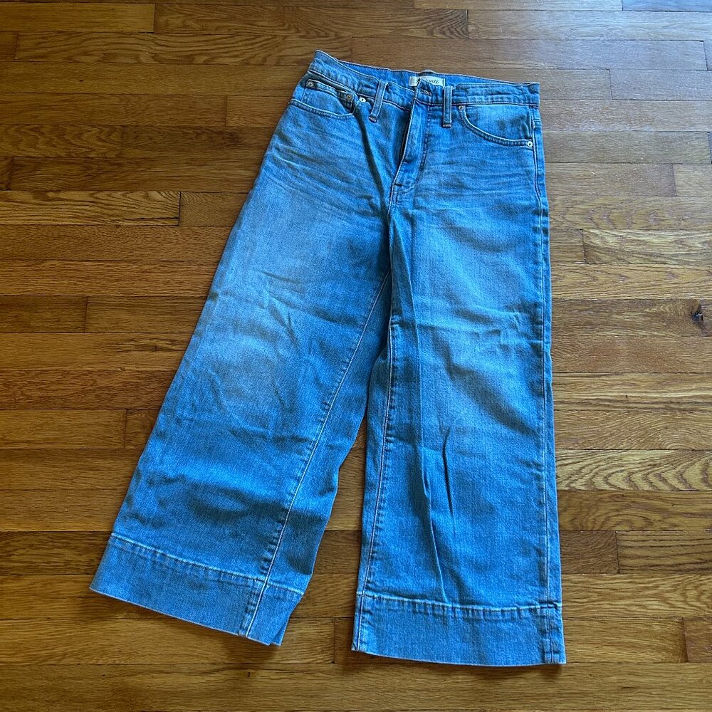 Madewell Wide Leg Crop Jeans